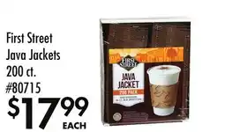 Smart & Final First Street Java Jackets offer