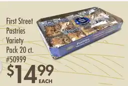 Smart & Final First Street Pastries Variety Pack offer