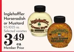 Pavilions Inglehoffler Horseradish or Mustard offer