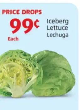 Aldi Iceberg Lettuce offer