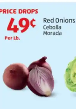 Aldi Red Onions offer