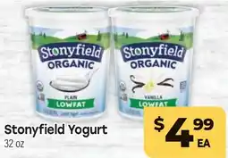 Tony’s Fresh Market Stonyfield Yogurt offer