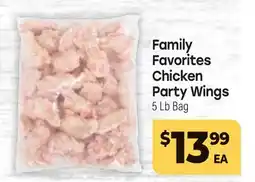 Tony’s Fresh Market Family Favorites Chicken Party Wings offer