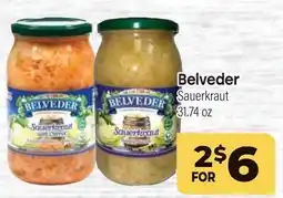 Tony’s Fresh Market Belveder Sauerkraut offer