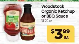 Tony’s Fresh Market Woodstock Organic Ketchup or BBQ Sauce offer