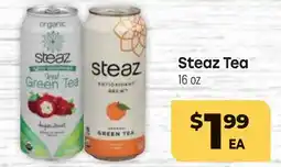 Tony’s Fresh Market Steaz Tea offer