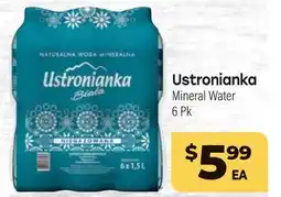 Tony’s Fresh Market Ustronianka Mineral Water offer