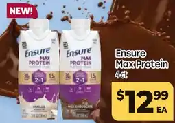 Tony’s Fresh Market Ensure Max Protein offer