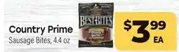 Tony’s Fresh Market Country Prime Sausage Bites offer