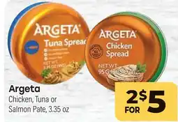 Tony’s Fresh Market Argeta Chicken, Tuna or Salmon Pate offer