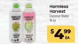 Tony’s Fresh Market Harmless Harvest Coconut Water offer