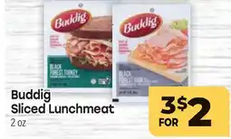 Tony’s Fresh Market Buddig Sliced Lunchmeat offer