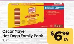 Tony’s Fresh Market Oscar Mayer Hot Dogs Family Pack offer