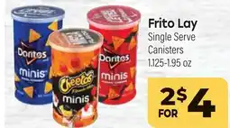 Tony’s Fresh Market Frito Lay Single Serve Canisters offer