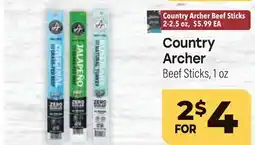 Tony’s Fresh Market Country Archer Beef Sticks offer