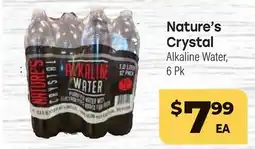 Tony’s Fresh Market Nature's Crystal Alkaline Water offer