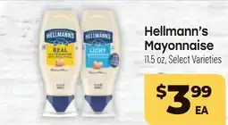 Tony’s Fresh Market Hellmann's Mayonnaise offer
