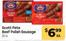 Tony’s Fresh Market Scott Pete Beef Polish Sausage offer