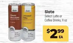 Tony’s Fresh Market Slate Select Latte or Coffee Drinks offer