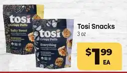 Tony’s Fresh Market Tosi Snacks offer
