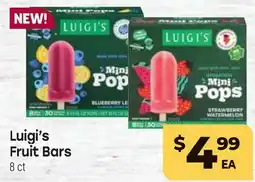 Tony’s Fresh Market Luigi's Fruit Bars offer