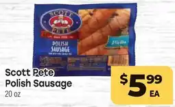 Tony’s Fresh Market Scott Pete Polish Sausage offer