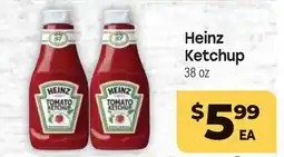 Tony’s Fresh Market Heinz Ketchup offer