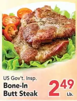 Eurofresh Market US Gov't. Insp. Bone-In Butt Steak offer