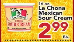 Eurofresh Market La Chona Mexican Sour Cream offer