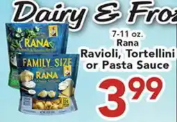 Eurofresh Market Rana Ravioli, Tortellini or Pasta Sauce offer