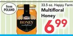 Eurofresh Market 33.5 oz. Happy Farm Multifloral Honey offer