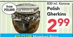 Eurofresh Market Polish Gherkins offer