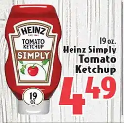 Eurofresh Market 19 oz. Heinz Simply Tomato Ketchup offer