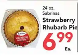 Eurofresh Market Sabrininas Strawberry Rhubarb Pie offer