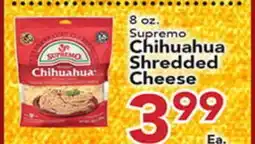 Eurofresh Market Supremo Chihuahua Shredded Cheese offer