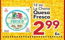 Eurofresh Market La Chona Queso Fresco offer