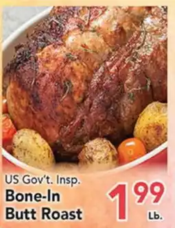 Eurofresh Market US Gov't. Insp. Bone-In Butt Roast offer