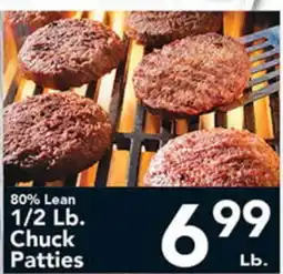 Eurofresh Market 80% Lean 1/2 Lb. Chuck Patties offer
