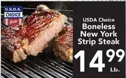 Eurofresh Market USDA Choice Boneless New York Strip Steak offer