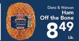 Eurofresh Market Dietz & Watson Ham Off the Bone offer