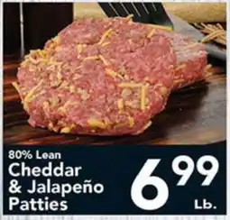 Eurofresh Market 80% Lean Cheddar & Jalapeño Patties offer