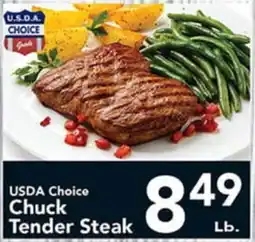 Eurofresh Market USDA Choice Chuck Tender Steak offer