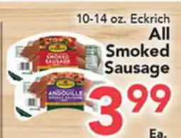 Eurofresh Market Eckrich All Smoked Sausage offer