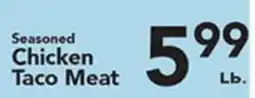 Eurofresh Market Seasoned Chicken Taco Meat offer
