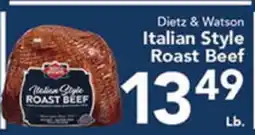 Eurofresh Market Dietz & Watson Italian Style Roast Beef offer