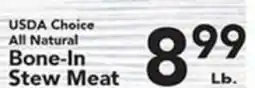 Eurofresh Market USDA Choice All Natural Bone-In Stew Meat offer