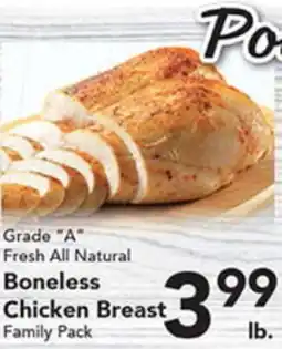 Eurofresh Market Grade A Fresh All Natural Boneless Chicken Breast offer