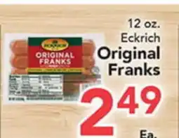Eurofresh Market Eckrich Original Franks offer