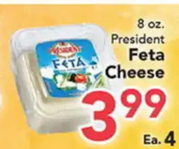 Eurofresh Market 8 oz. President Feta Cheese offer