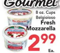 Eurofresh Market Gourmet 8 oz. Cups Belgioioso Fresh Mozzarella offer